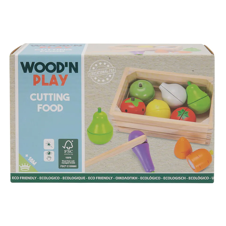 Toys Center Baby Wood'n Play Frutta e Verdura Set Legno 8 Pezzi