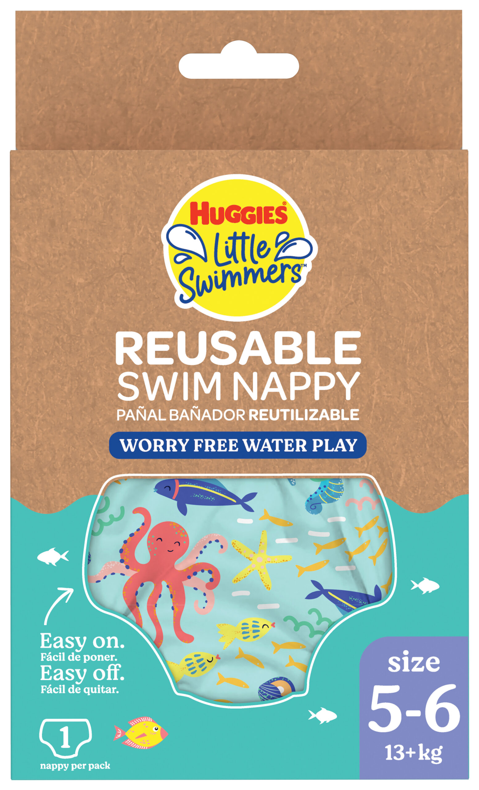 Huggies Little Swimmers pannolino costumino lavabile taglia L