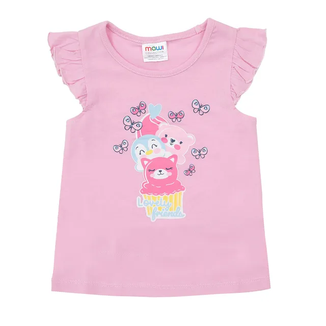 Toys Center Baby Canotta Jersey Bimba Rosa Frill
