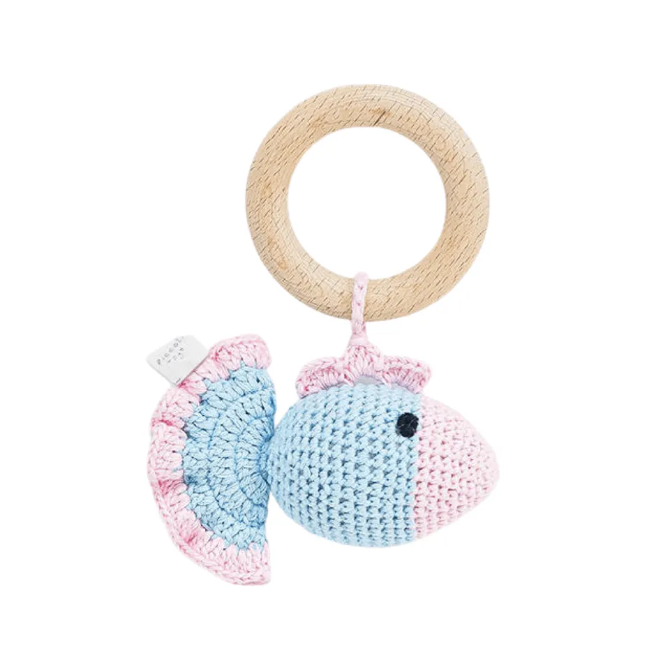 The Dida Lucrecia sonaglio uncinetto pesce cotone