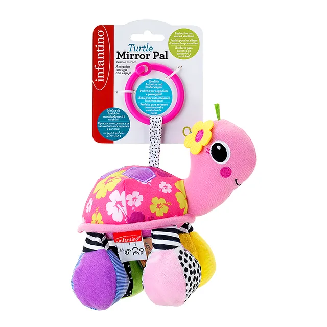 Toys Center Baby Tartaruga Rosa sonaglino morbido neonato