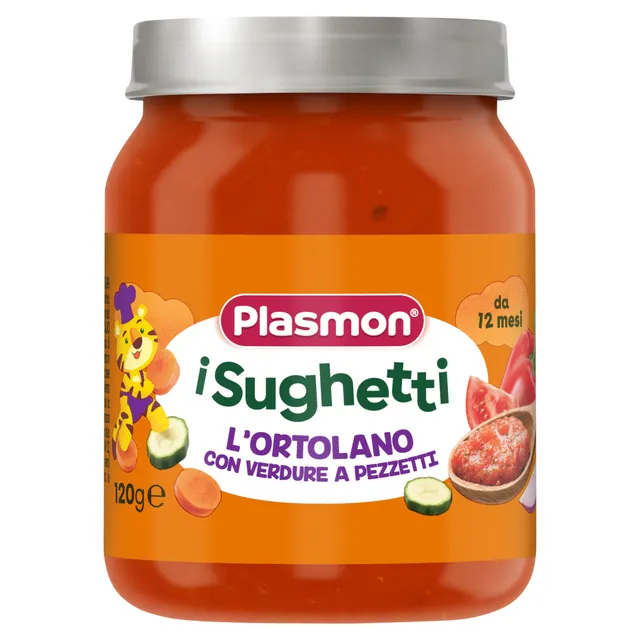 Plasmon Sughetto Ortolano sugo bimbi 12+ mesi senza sale