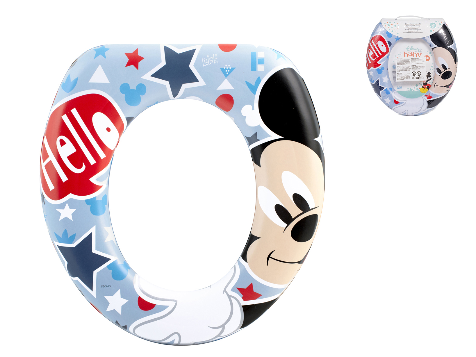 Lulabi Mickey Icon riduttore WC azzurro bambini