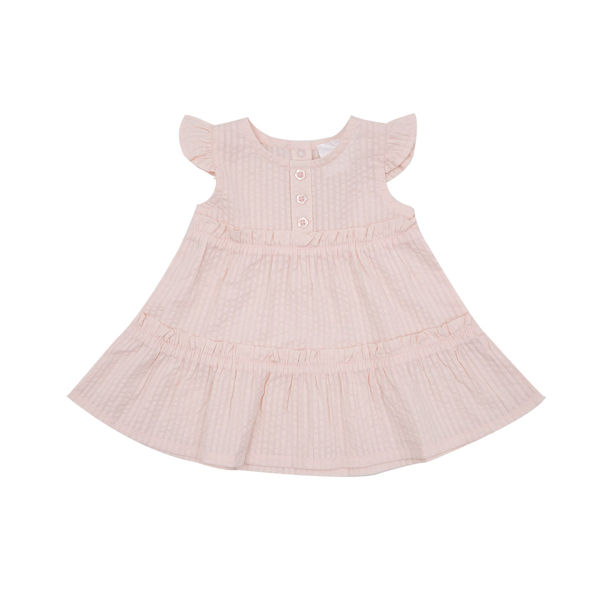 Toys Center Baby vestito bimba giromanica rosa antico balze