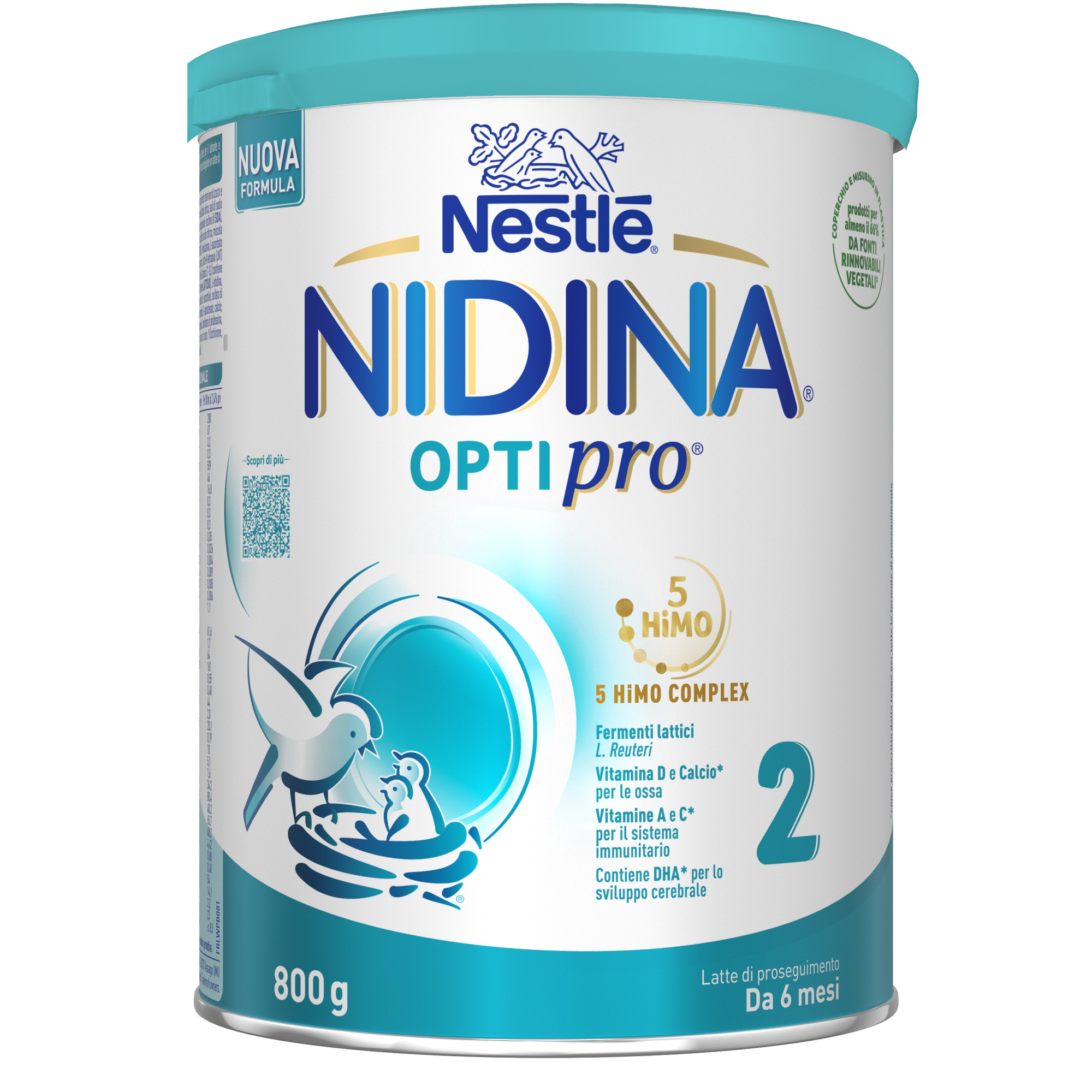 Nestlé Nidina Optipro 2 latte proseguimento 800g 6 mesi