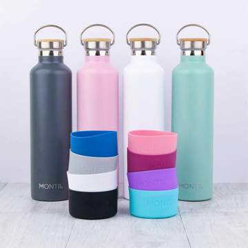 Montii MEGA Copri Base Silicone Borraccia Bianco