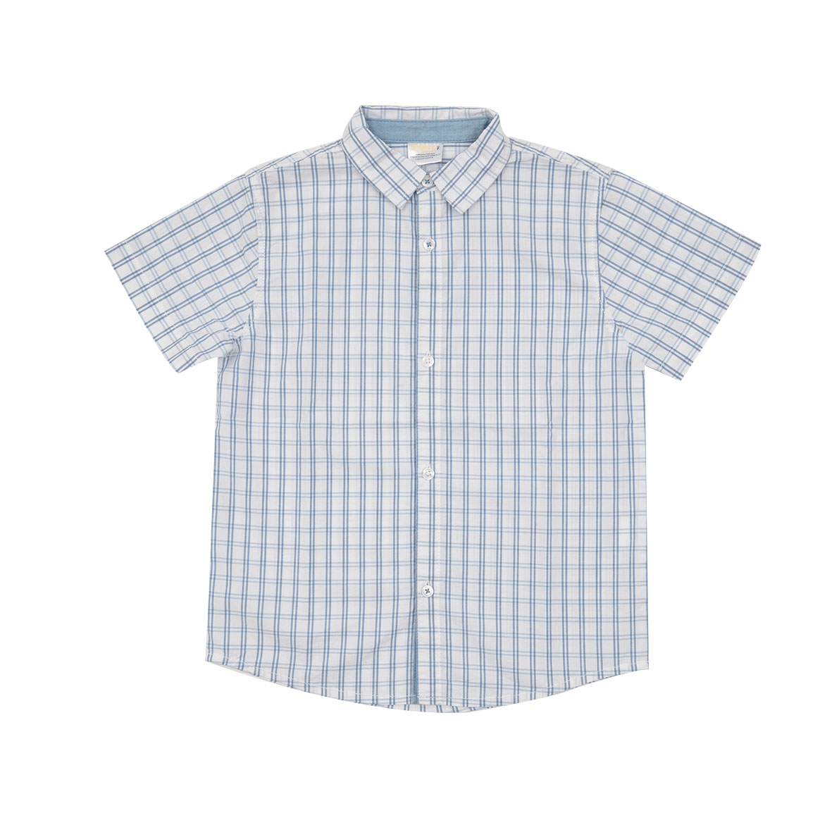 Toys Center Baby Camicia bimbo scozzese bianca azzurra