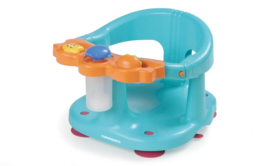 Tuffetto seggiolino da bagno con giochi 24,5x38,5 cm