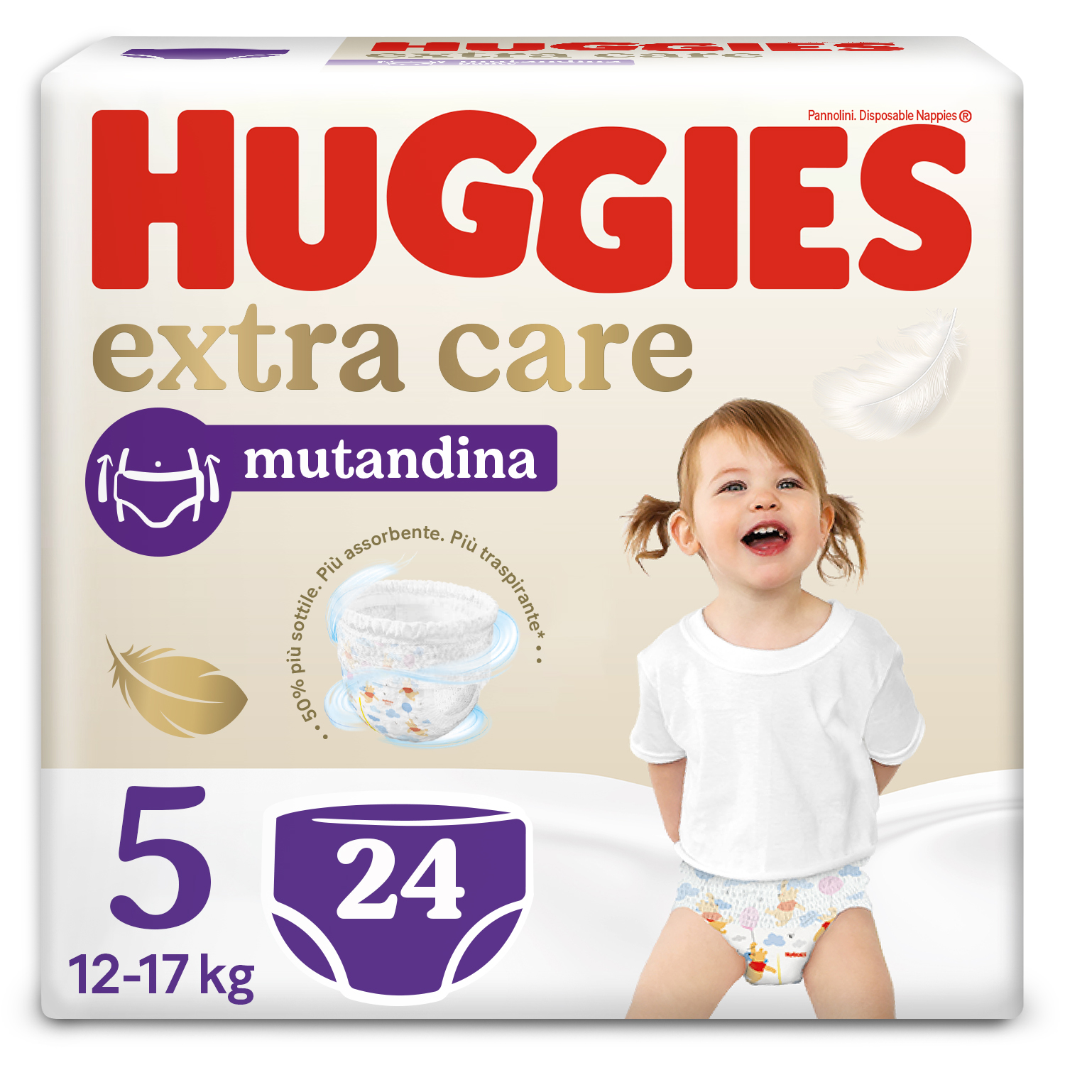 Huggies Extra Care Mutandina Pannolino Tg 5 Anti-perdite
