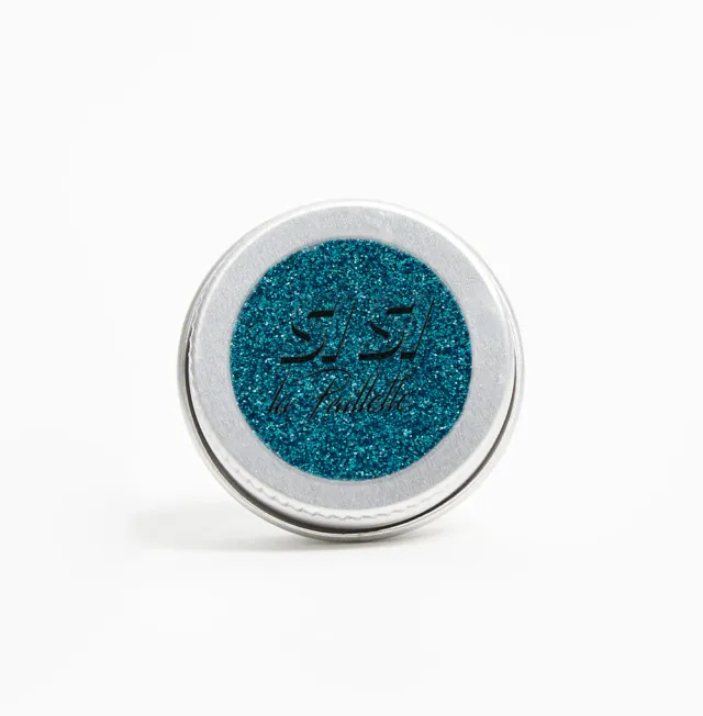 Si Si La Paillette Sparkle Turquoise glitter fine turchese