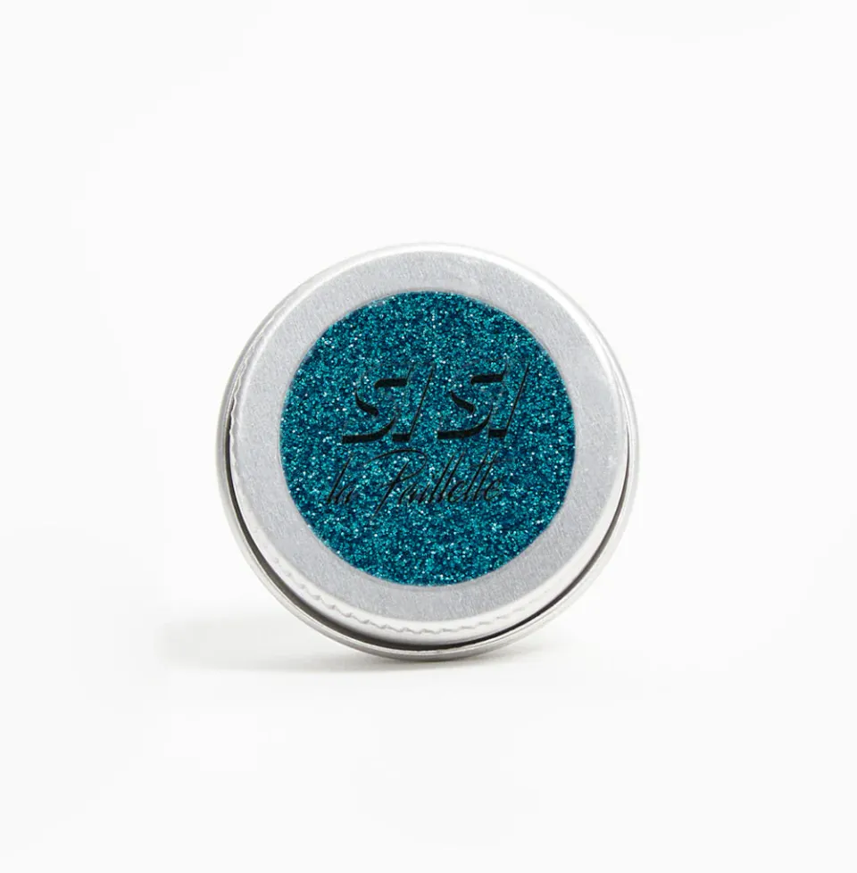 Si Si La Paillette Sparkle Turquoise glitter fine turchese