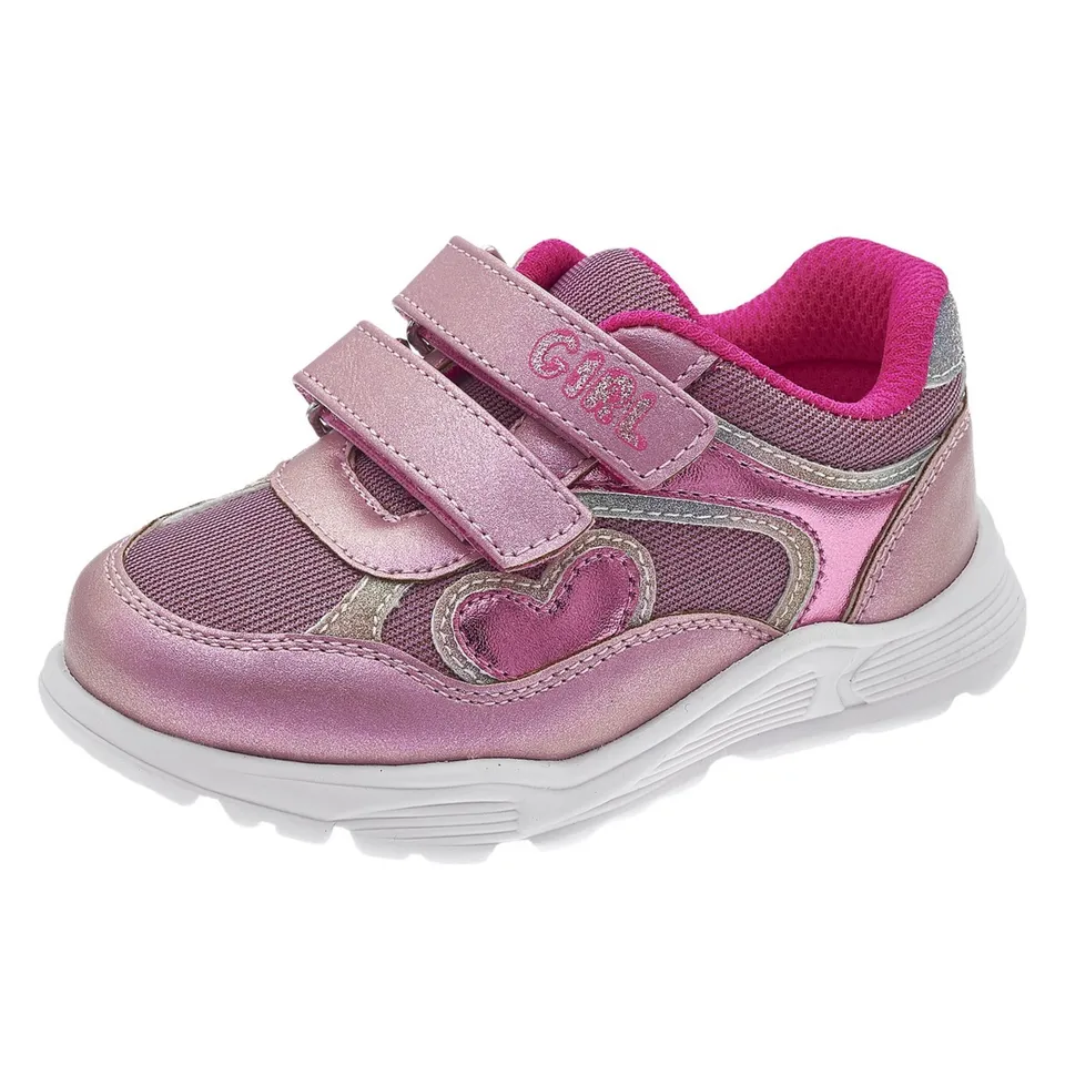 Chicco Sneakers Doppio Velcro Fuxia con Cuore EVA