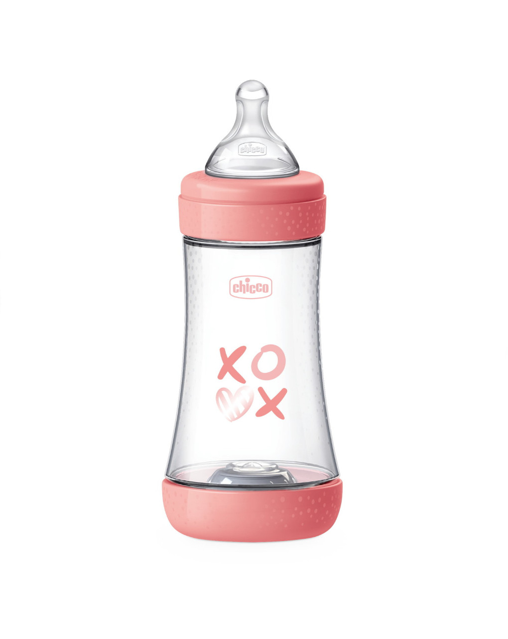 Chicco Perfect 5 Biberon Rosa 240 ml Silicone