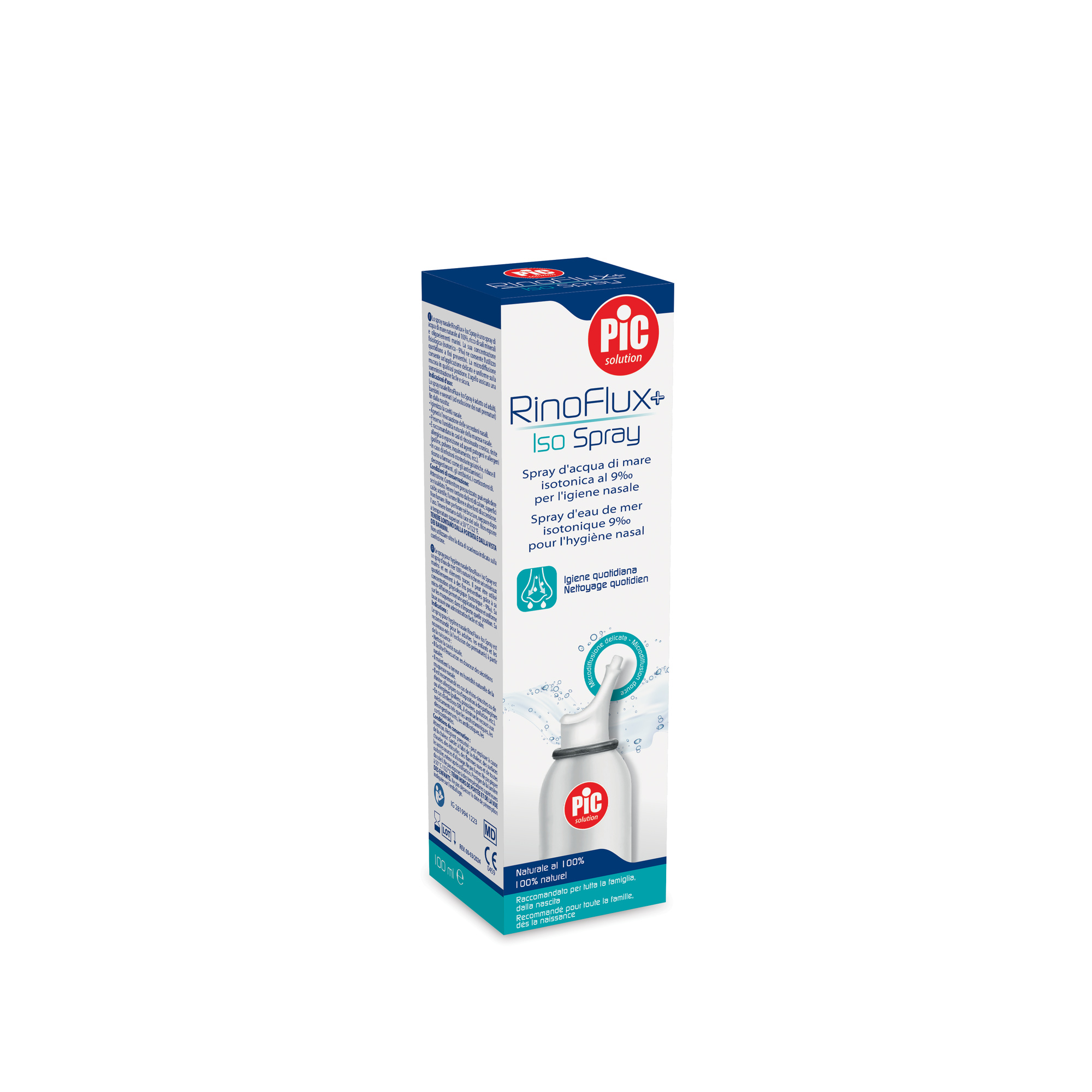 RinoFlux Iso+ spray nasale isotonico 100 ml