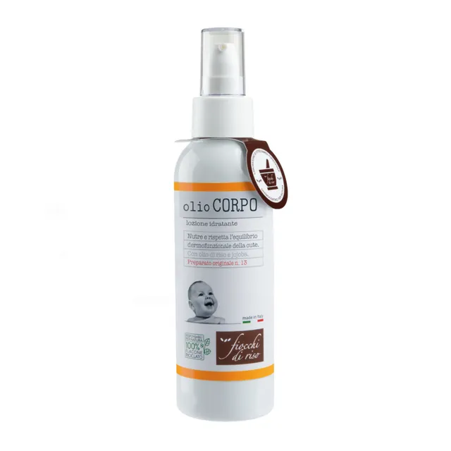 Fiocchi di Riso olio corpo neonato 140 ml riso jojoba