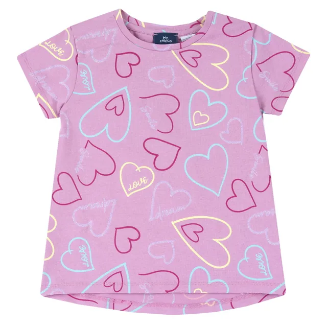 Chicco maglietta bambina maniche corte in cotone