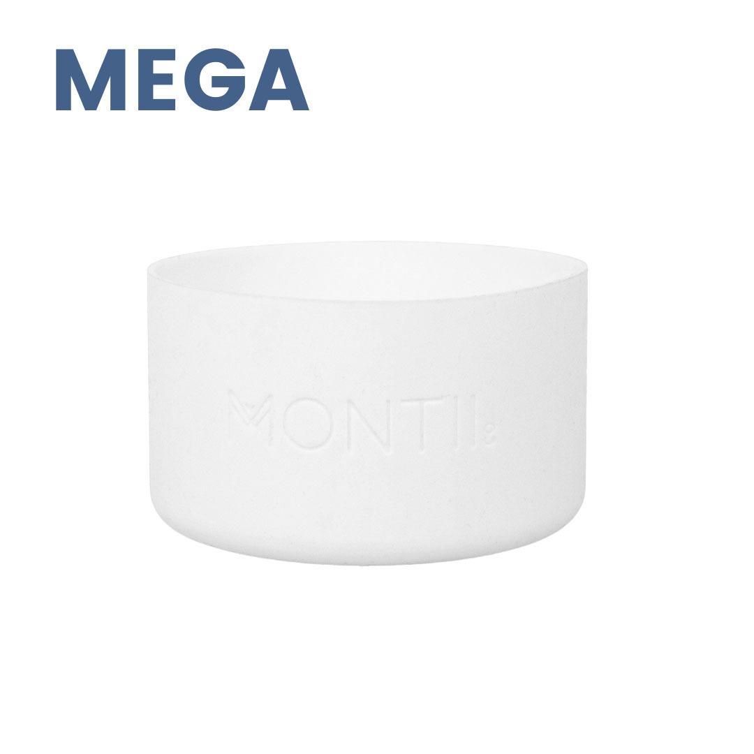Montii MEGA Copri Base Silicone Borraccia Bianco