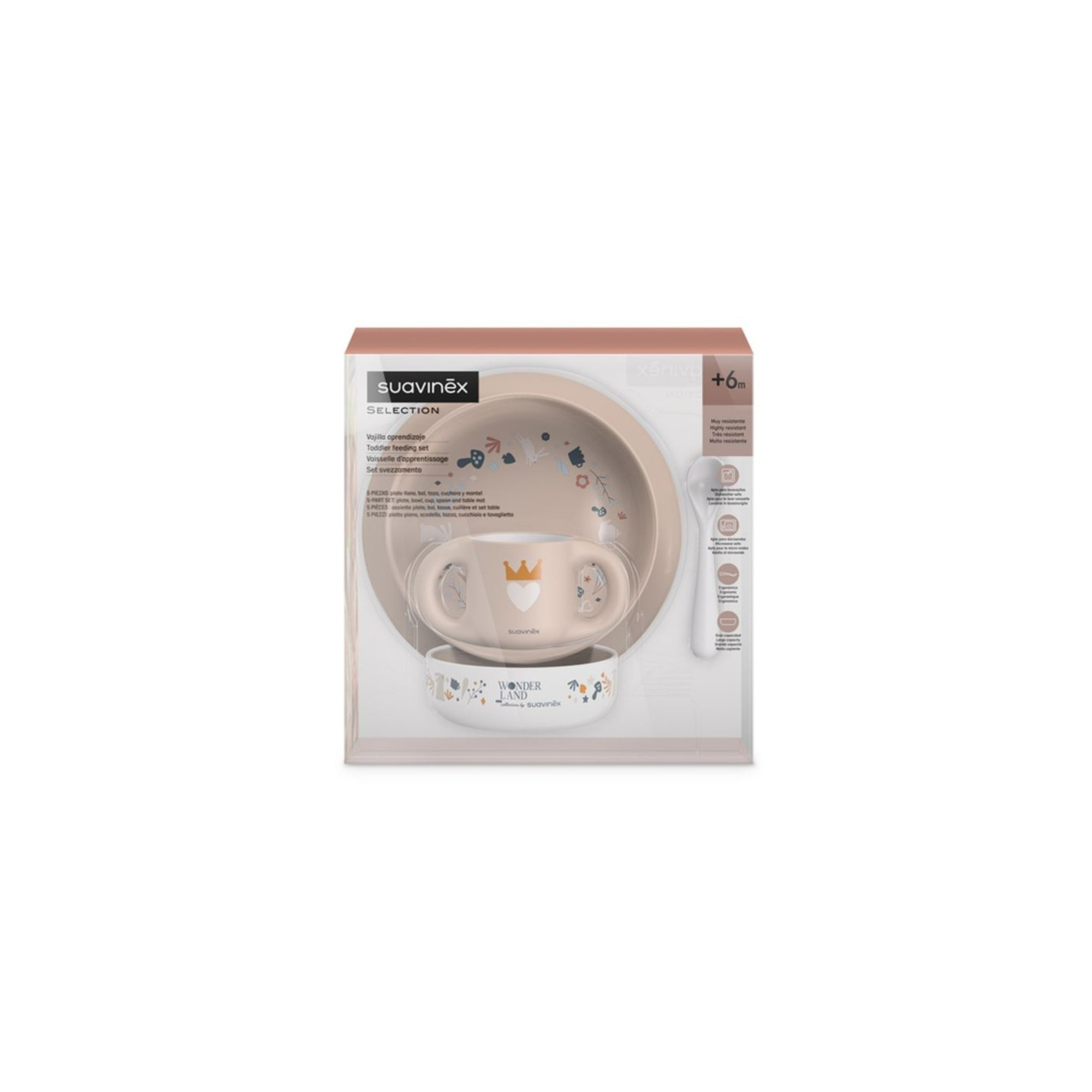 Suavinex Girl set svezzamento 6 mesi 5 pezzi