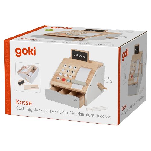 The Dida Negozio registratore di cassa legno con suono