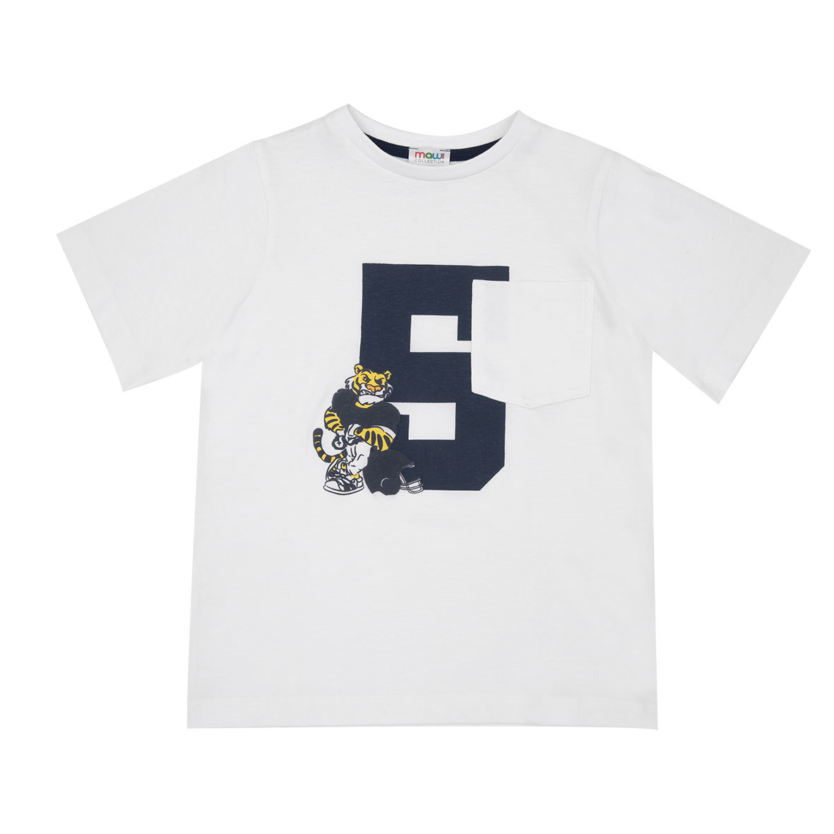 Toys Center Baby Tiger t-shirt bimbo bianca jersey