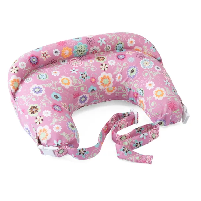Boppy Deluxe Wild Flowers cuscino allattamento con cintura