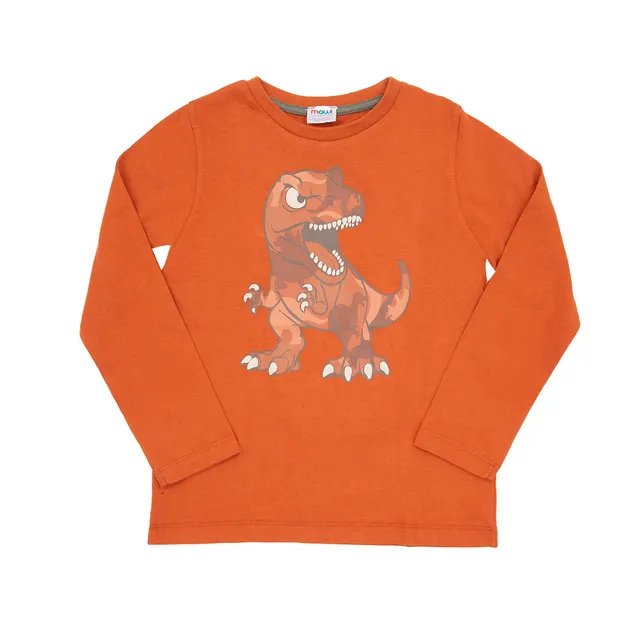 Toys Center Baby Dino maglia jersey bimbo marrone girocollo
