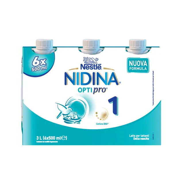 Nestlé Nidina Optipro 1 latte liquido 6x500 ml