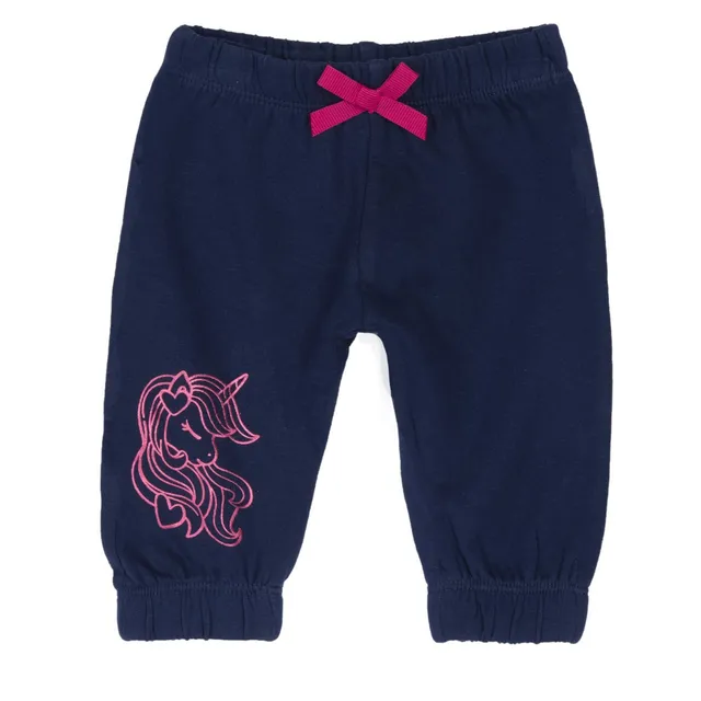 Chicco pantalone fleece blu unicorno luminoso