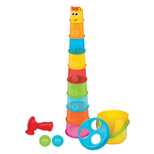 Toys Center Baby Torre Giraffa gioco impilabile 10 tazze