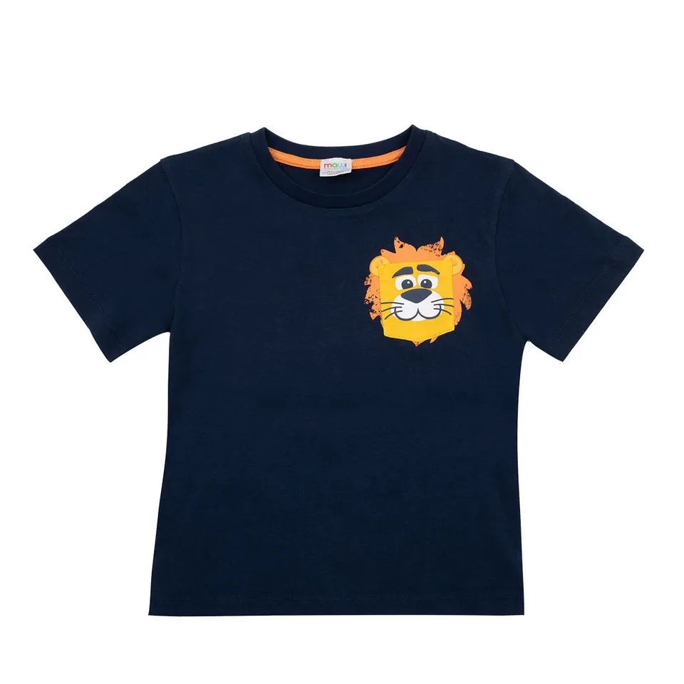 Toys Center Baby t-shirt bimbo blu stampa leoncino
