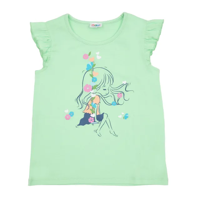 Toys Center Baby Altalena canottiera bimba verde stampa