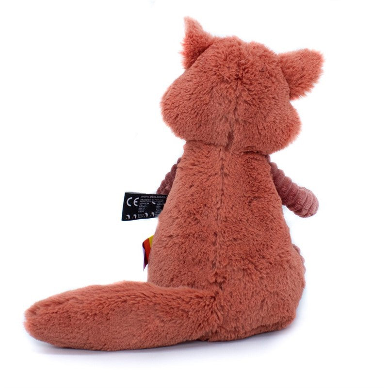 Les Deglingos Ptipotos Netoitou peluche procione terracotta 26 cm