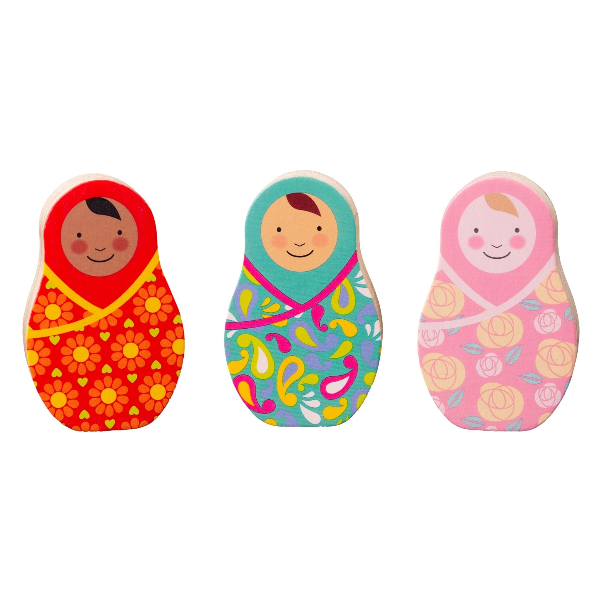 Rosa & Bo Woodlies personaggi legno Rosa Penny Flo