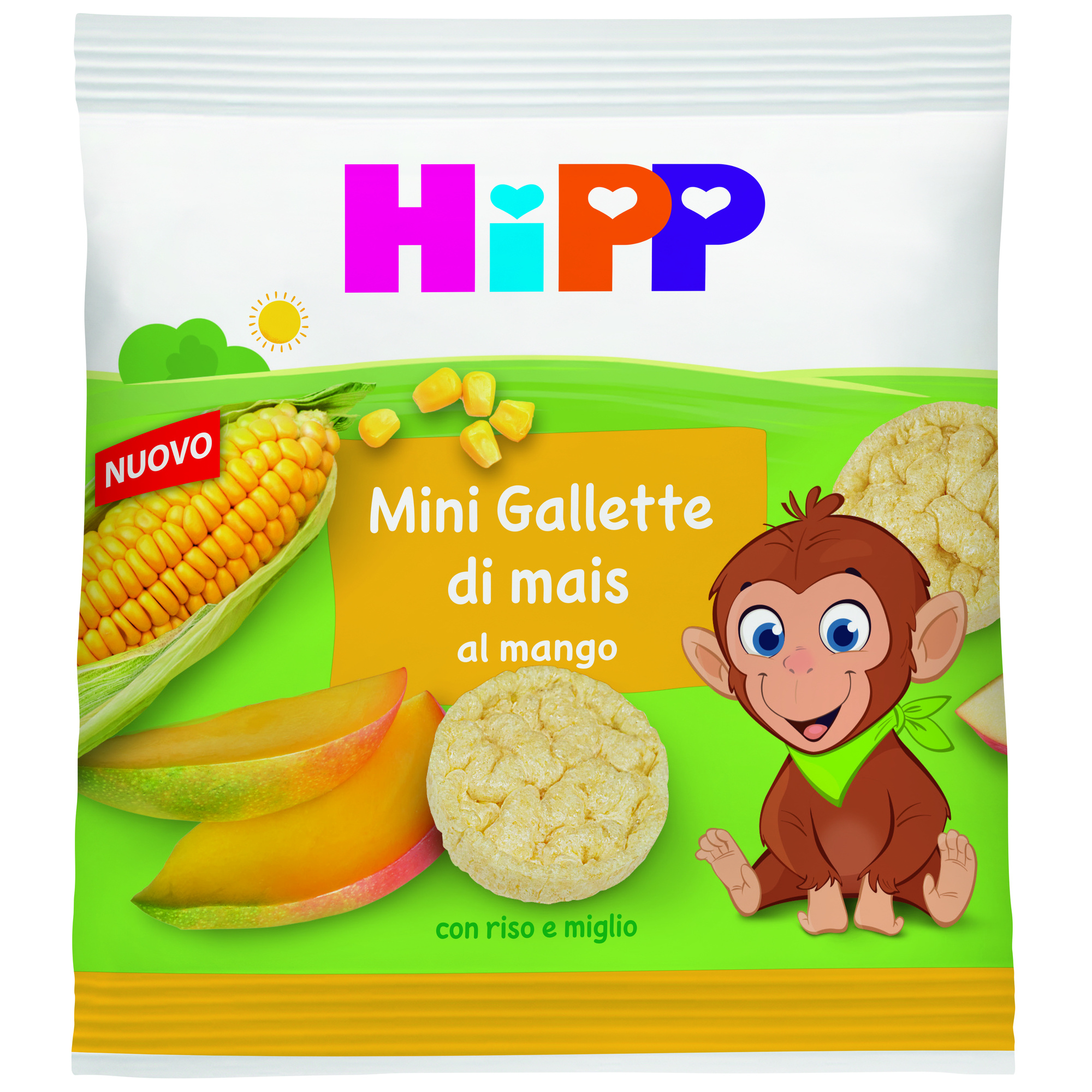 Hipp mini gallette mais bimbi al mango