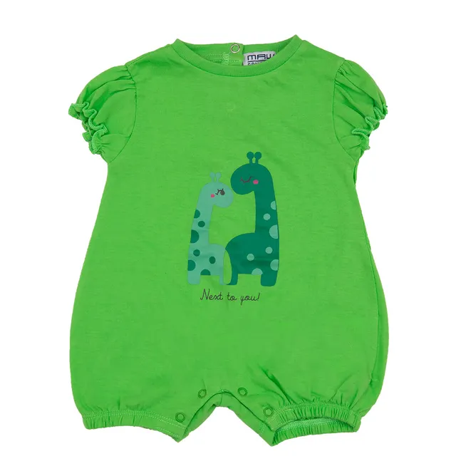 Mawi Giraffe pagliaccetto neonato cotone