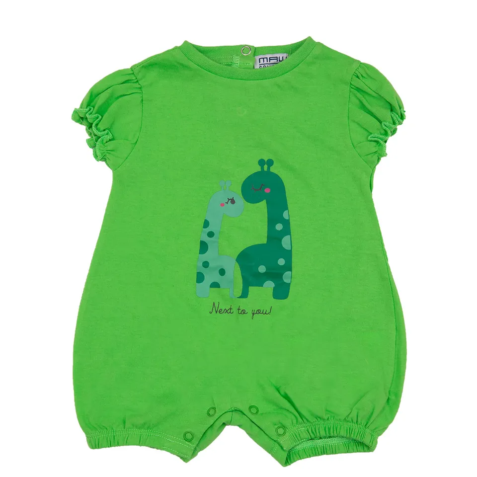 Mawi Giraffe pagliaccetto neonato cotone