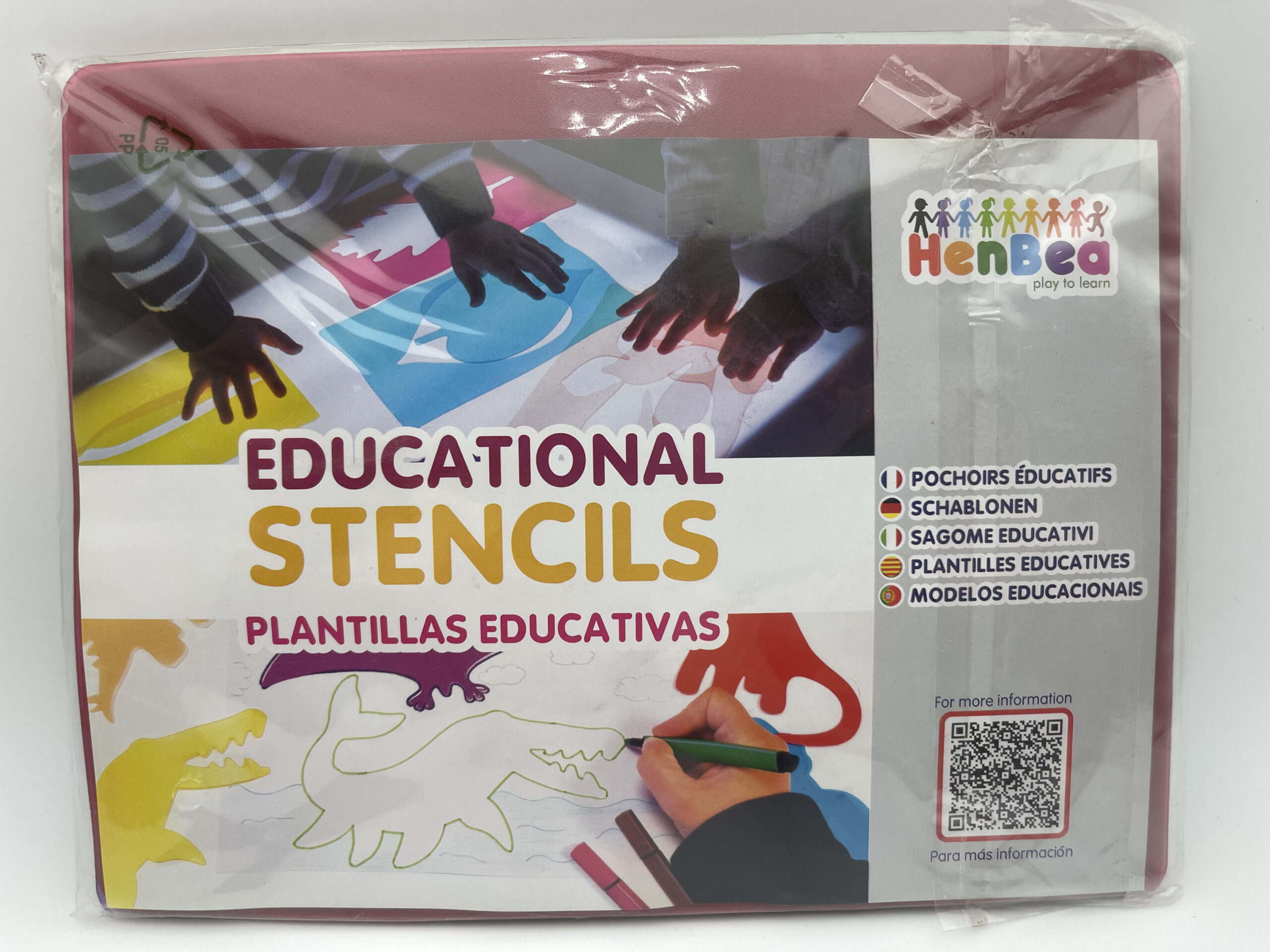The Dida Dinosaurios Stencil Traslucidi Dinosauri 6 Colori