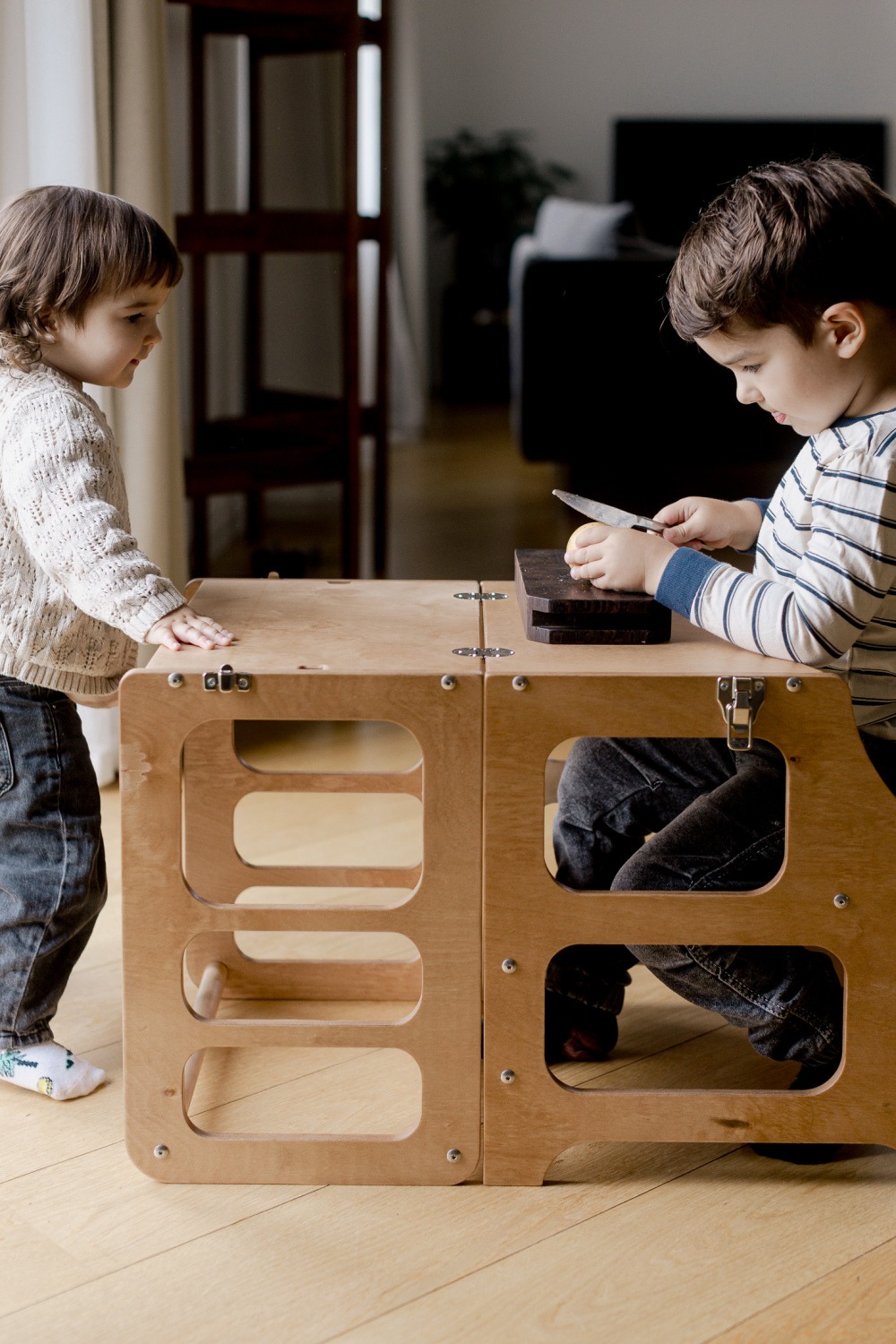 The Dida Scandinavian Natural torre montessori legno naturale