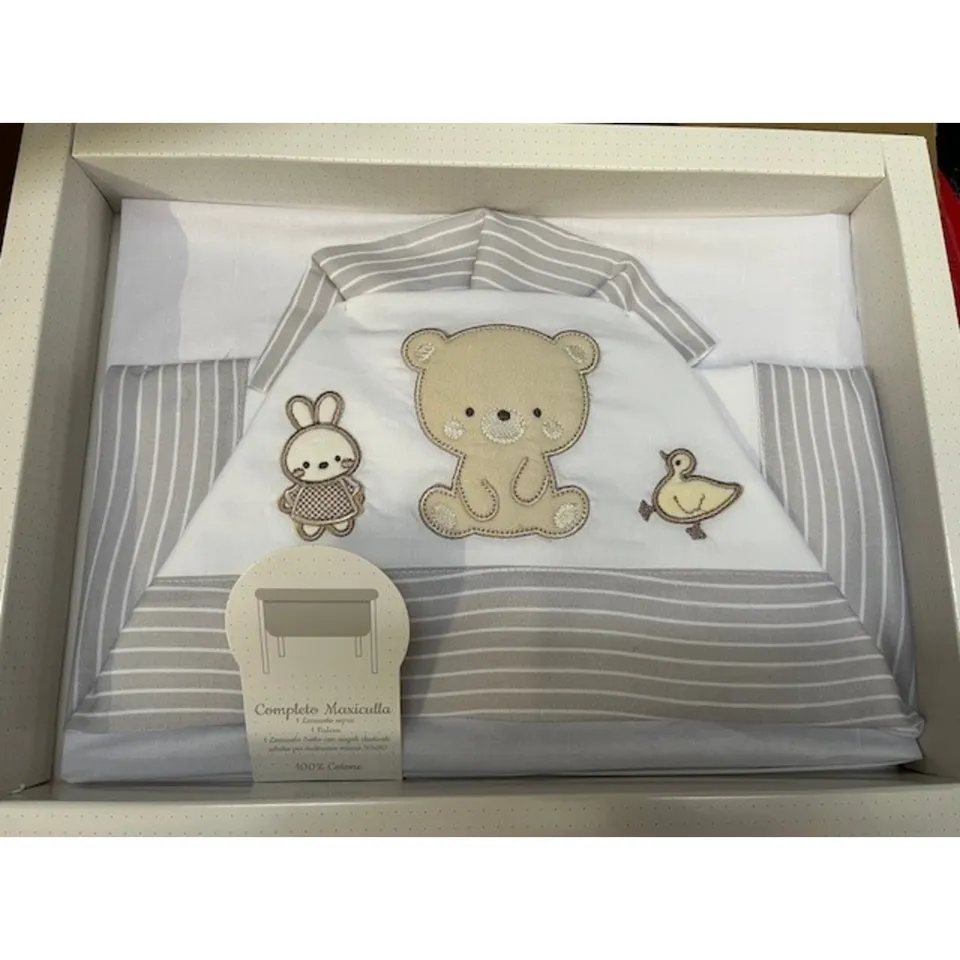 Toys Center Baby set 3 lenzuola maxi culla cotone