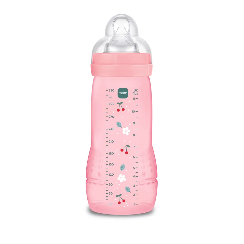 MAM Easy Active biberon 330 ml rosa 4+ mesi