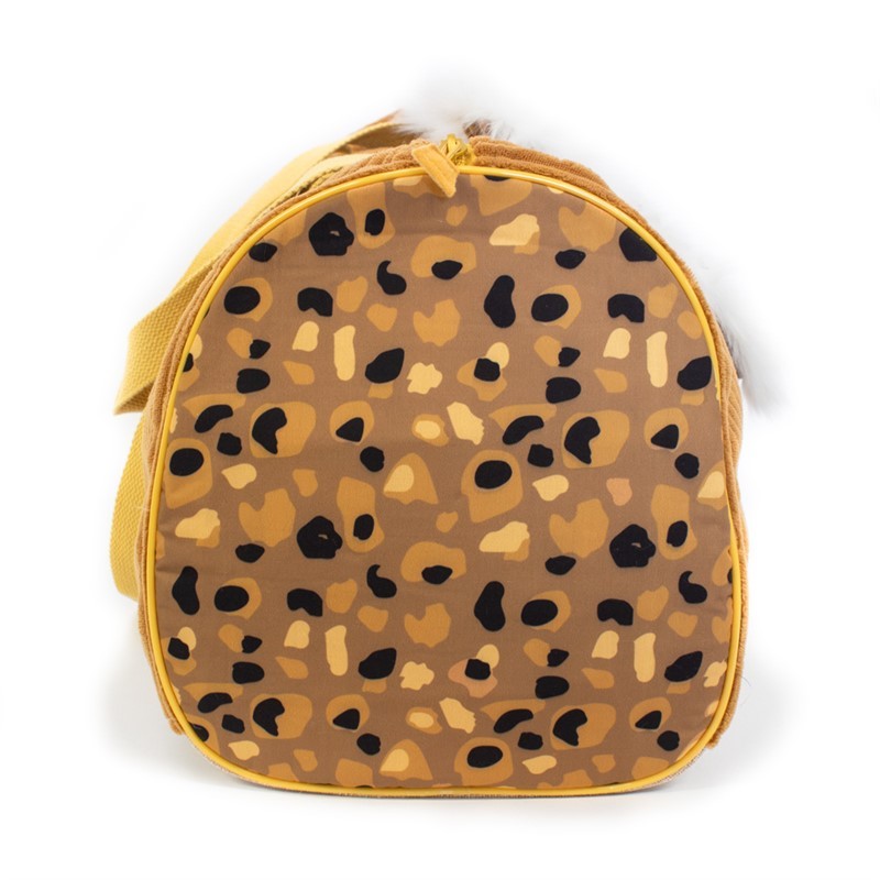 Les Déglingos Speculos borsa weekend tigre marrone 48 cm