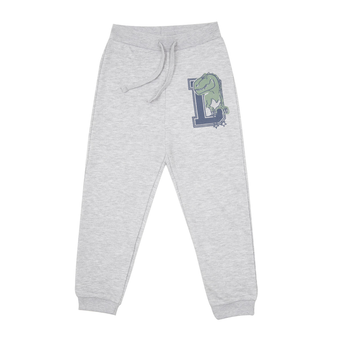 Dino pantalone felpato bimbo grigio tasca