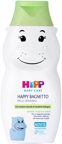 HiPP Baby Happy Ippopotamo bagnoschiuma mandorla 300ml