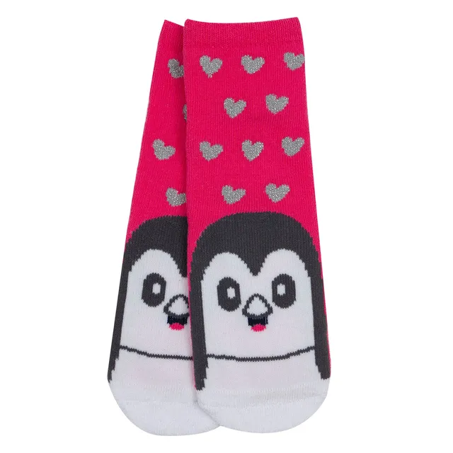 Mawi calzini antiscivolo pinguino 1 paio caldi con gommini