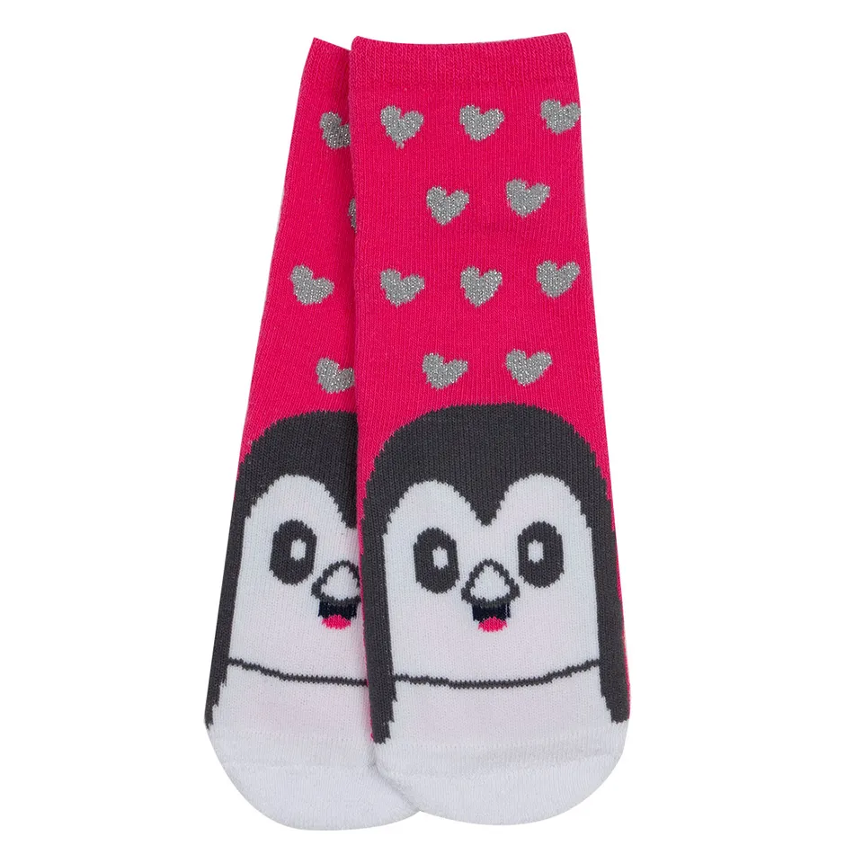 Mawi calzini antiscivolo pinguino 1 paio caldi con gommini