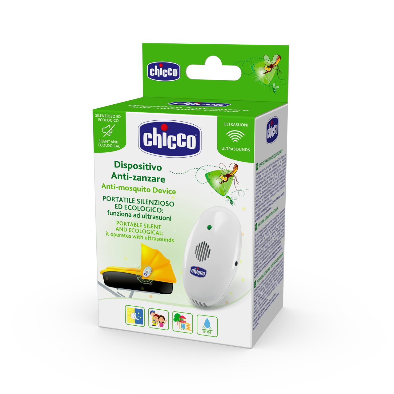 Chicco antizanzare portatile ultrasuoni con clip