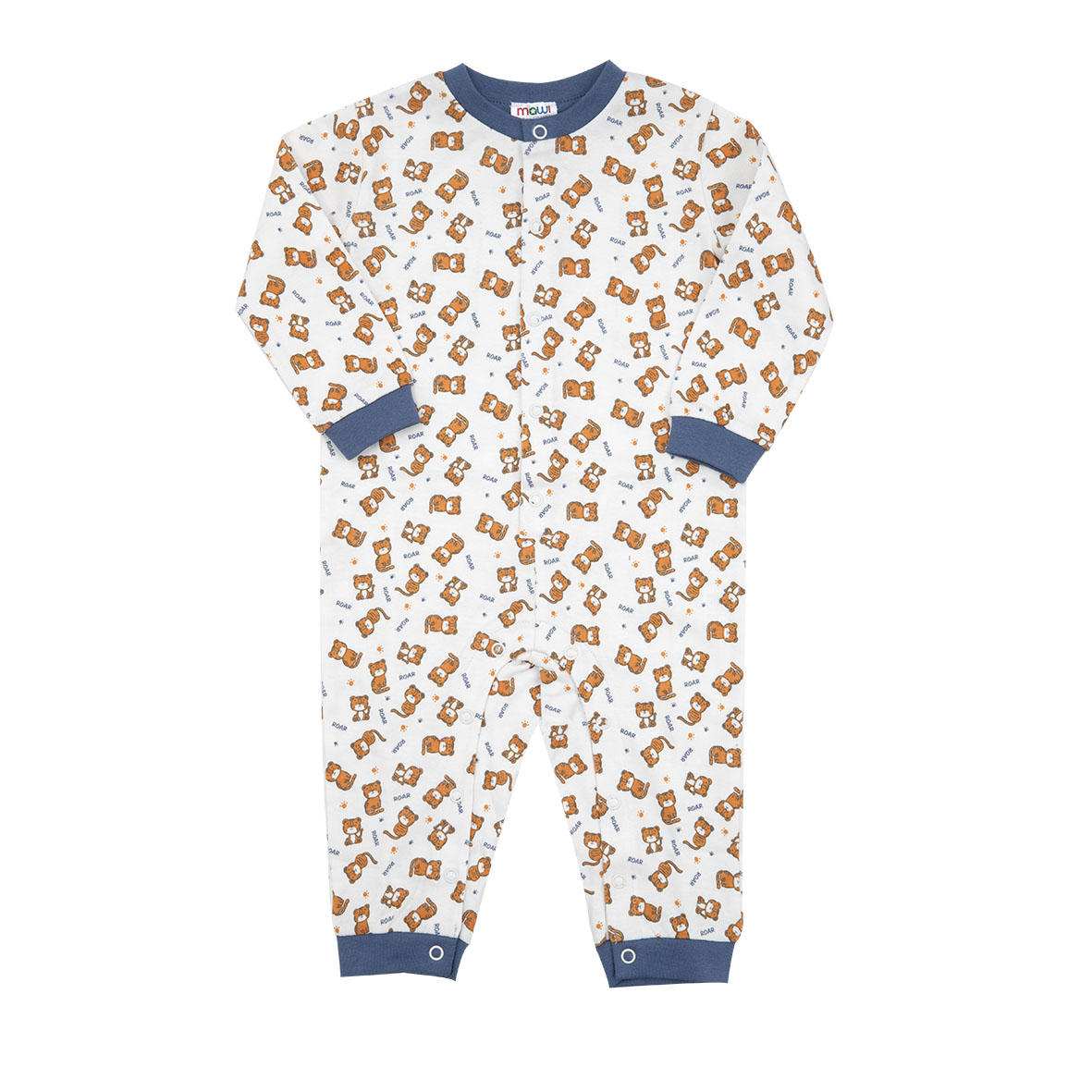 Toys Center Baby pigiama intero bimbo panna tigrotti cotone
