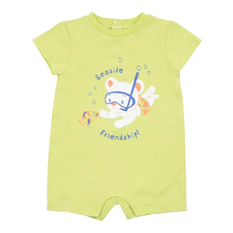 Toys Center Baby pagliaccetto neonato verde stampa