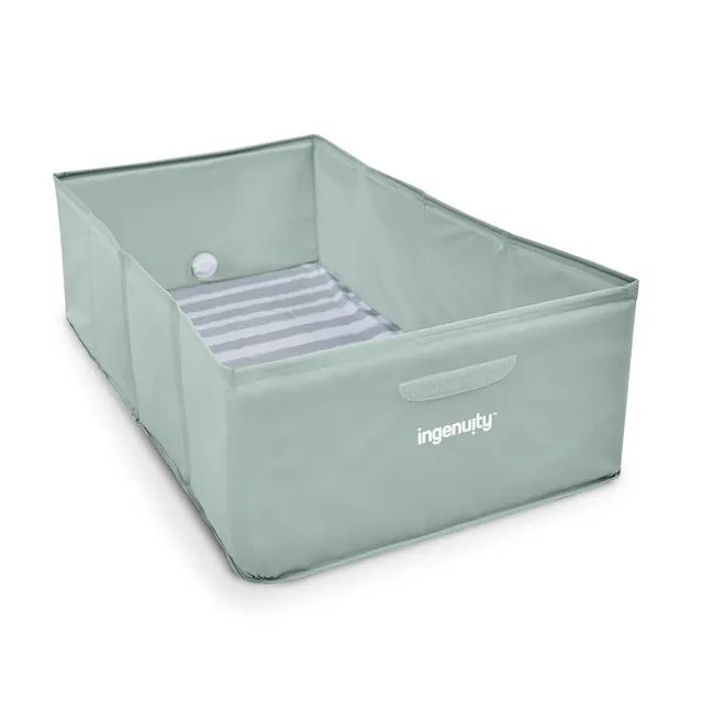 Ingenuity Tuckaway vasca da viaggio verde salvia