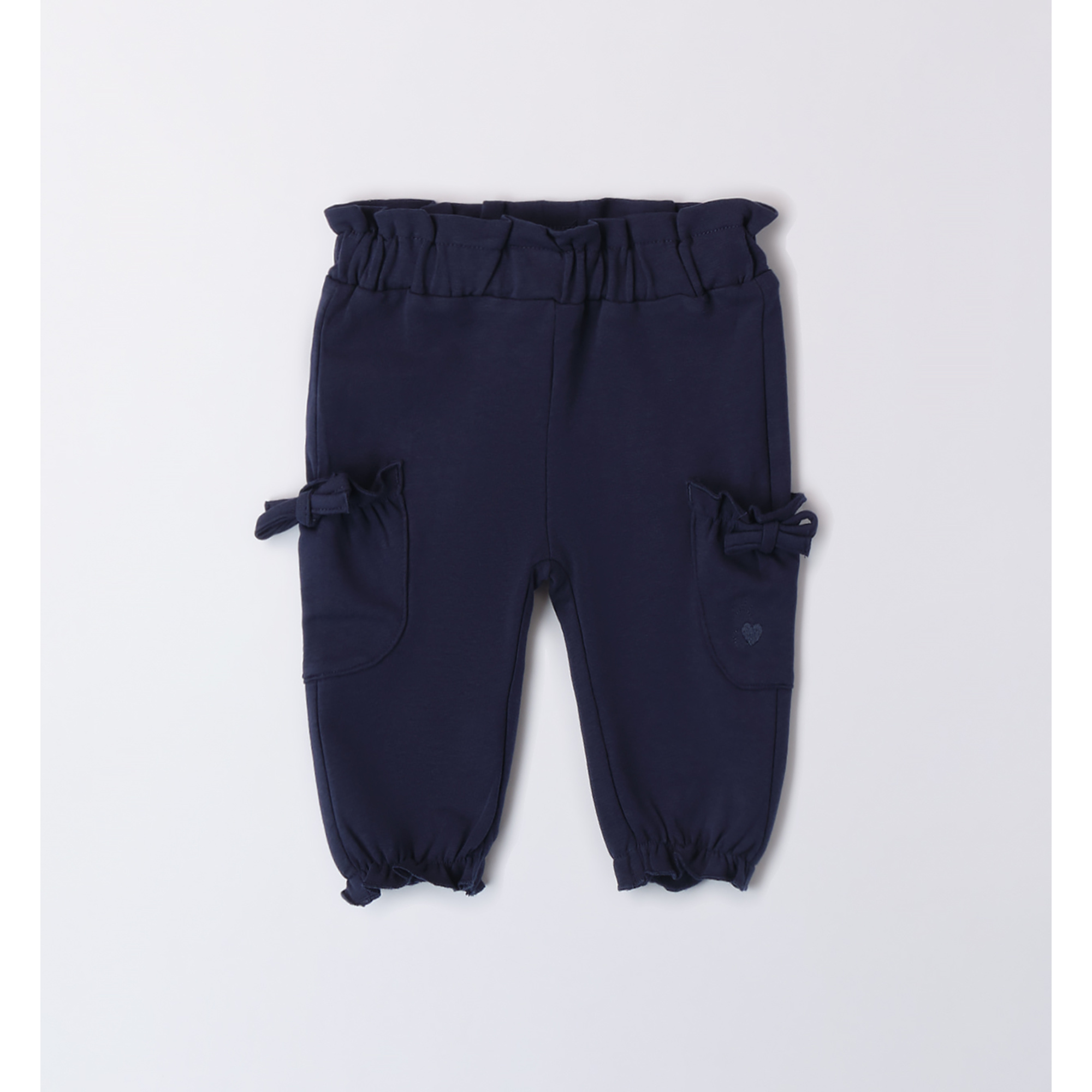 iDO Pantalone Felpa Bimba Beige Cotone 1-24 Mesi